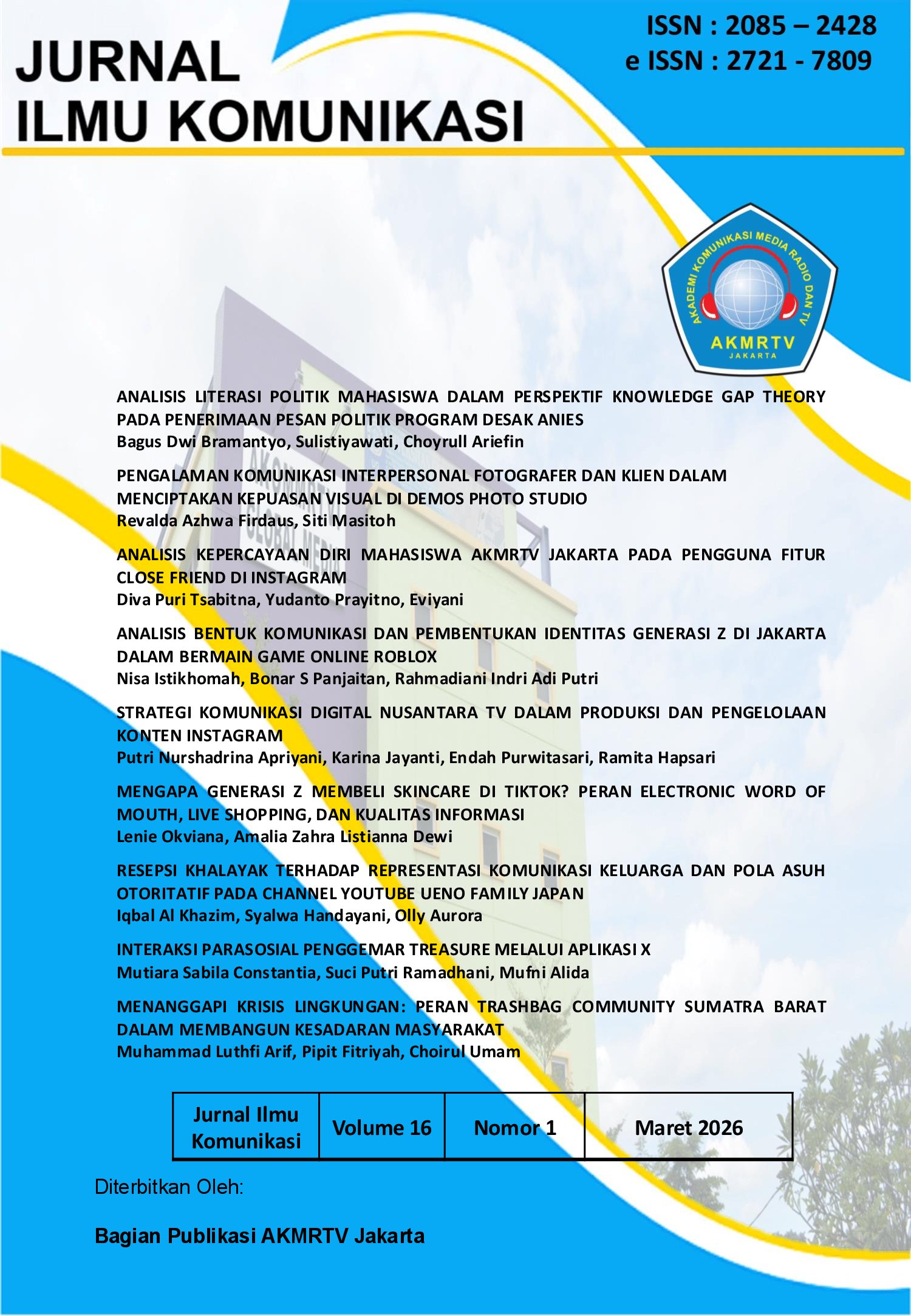 					View Vol. 16 No. 1 (2026)
				